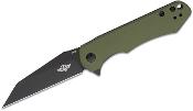 OKNFREEZEODG Couteau Oknife Freeze Wharncliffe Lame Acier 154CM Manche Aluminium Vert OD Sécurité Liner Lock - Livraison Gratuite