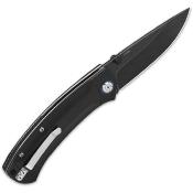 QS109A2 Couteau QSP Knife Copperhead Black Lame Acier 14C28N blackwash IKBS - Livraison Gratuite