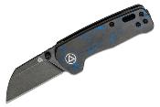 QS130XSD2 Couteau QSP Mini Penguin Blue Lame Acier 14C28N Manche FCarbone IKBS - Livraison Gratuite