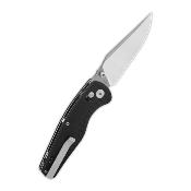 QS165C1 Couteau QSP Reptile Clip Point Lame Acier 14C28N Manche G10 Noir Sécurité Glyde Lock - Livraison Gratuite