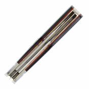 RR2569 – Rough Ryder Black Reserve Gunstock – Couteau pliant 2 lames Acier 440A Satin – Manche Os Noir Poli – Slip Joint – Livraison Gratuite