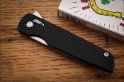 RR2720 Couteau Rough Rider Slide-Lock Wharncliffe Lame Acier D2 Manche G10 Black Sécurité Slide Lock - Livraison Gratuite
