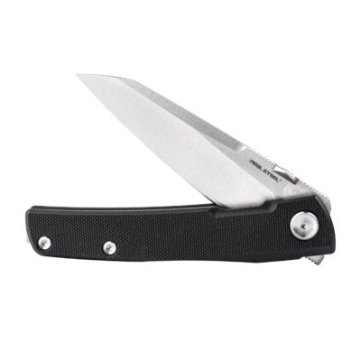 RS7221B Couteau Real Steel Destra Phantom | Lame Acier Nitro-V Manche Black G10 | Liner Lock | Livraison Gratuite