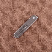 RS8061BC Real Steel Iris Coyote – Couteau Pliant Liner Lock | Lame Drop Point 12C27 Satinée | Manche G10 - Livraison Gratuite
