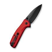 S22043B4 Couteau Sencut ArcBlast Red Lame Acier 9Cr18MoV Black IKBS - Livraison Gratuite