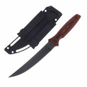 SBBL4BKRD  Spartan Blades Ronin Torii | Couteau Lame Trailing Point Acier D2 | Manche Black/Red G10 Housse Kydex - Livraison Gratuite 