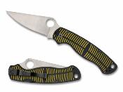 SC81GBKYLMCP2 Spyderco Paramilitary 2 Salt – Lame MagnaCut Satin | Manche G10 Noir/Jaune | Compression Lock | Clip USA - Livraison Gratuite