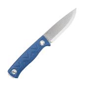 SRM702TME Couteau SRM Bushcut 702TME Drop-Point Acier Sandvik 14C28N Manche Micarta Bleu Housse Kydex – Livraison Gratuite