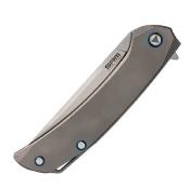 SRM7411TZ Couteau Sanrenmu SRM Asika Manche Titane Lame 154CM IKBS - Livraison Gratuite