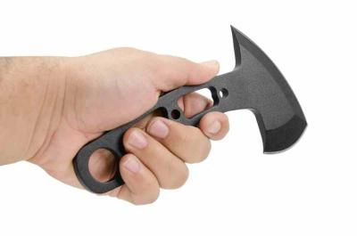 TPMHAWK01 Mini Hachette TOPS Knives Micro Hawk | Lame Acier Carbone 1095 | Manche Paracorde | Housse Kydex USA - Livraison Gratuite