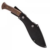 UC3496 Kukkri United Cutlery Bushmaster Kukri Lame Acier Carbone 1065 Etui Cuir - Livraison Gratuite