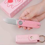 VOSA3728 Vosteed Corgi V – Couteau pliant Vanchor Lock Lame Acier 14C28N Manche Polymère Rose - Livraison Gratuite