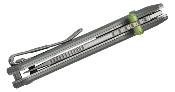 VOSA4104 Couteau Vosteed Vombat Lame Zulu M390 Manche Aluminium Gray Sécurité Crossbar Lock - Livraison Gratuite