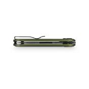 VOSA5102 Couteau Pliant Vosteed Corgi V V Lame Acier 154CM Manche Alu Vert Vanchor Lock - Livraison Gratuite