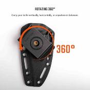 VOSD0407 Vosteed H-Back D0407 – Couteau Lame Acier Nitro-V Manche Micarta Blue Ocean Etui SOAR Clip – Livraison Gratuite