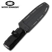 WAR099BKD2 Couteau WithArmour Expendable Tactical Lame Acier D2 Etui Kydex - Livraison Gratuite