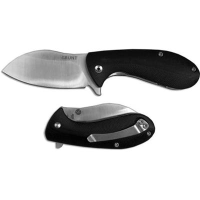 Couteau ABKT Tac Grunt Manche Black G10 Lame Acier 8Cr13MoV AB048 - Livraison Gratuite