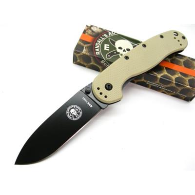 Couteau ESEE Avispa Desert Tan Blade Acier AUS-8 Manche FRN Frame Lock BRK1301DTB - Free Shipping