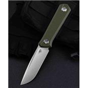 BTKF02B Poignard Bestech Hedron Green Lame D2 Etui Kydex - Livraison Gratuite