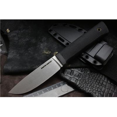 Couteau Cold Steel 3V Master Hunter Stonewash Lame Acier CPM-3V Manche Kray-Ex Made Italy CS36CB - Free Shipping
