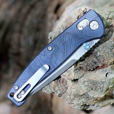 HO24456 Hogue Mysto Water Series | Couteau Lame Acier CPM-MagnaCut Clip Point | Manche Blue Canyon Richlite | ABLE Lock | Made in USA | Livraison Gratuite