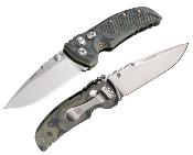 HO34178 Hogue EX01 – Couteau Pliant Tactique | Lame Acier 154CM Stonewash | Manche G10 Vert G-Mascus | Button Lock |  Made USA - Livraison Gratuite