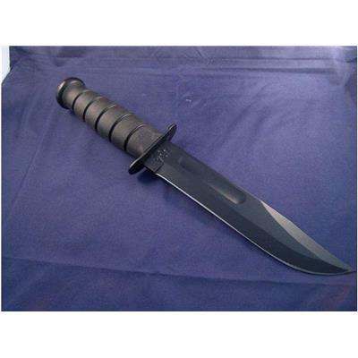 COUTEAU KABAR KA1213, KA-BAR Black USMC Utility, Plain Edge, Synthetic Sheath - LIVRAISON GRATUITE