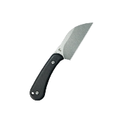 KUB412A Kubey Rock Hopper – Couteau lame fixe Wharncliffe Lame Acier 14C28N Bead Blast Manche Black G10 - Housse kydex - Livraison Gratuite