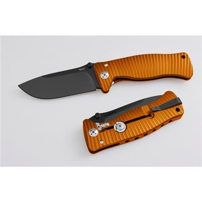 Couteau Lion Steel Molletta Acier D2 Manche Alu Orange Made In Italy LSTSR1AOB - Free SHipping