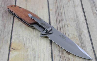 MTA1154BR Couteau Semi Automatique MTech Gentleman Farmer A/O Lame Acier 3Cr13 - Livraison Gratuite