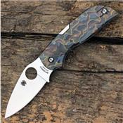 Couteau Spyderco Chaparral Raffir Noble Lame Acier CTS XHP Manche Acrylic SC152RNP - Free SHipping
