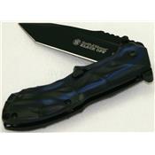 Couteau SMITH&WESSON SWBLOP3TBL Speed Assist Black OPS - S&W Black Ops Tanto Blue