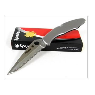Couteau SPYDERCO Stainless POLICE Serrated VG10 SC7S