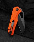 BTKG36E Couteau Bestech Operator Orange Lame Black D2 - Livraison Gratuite