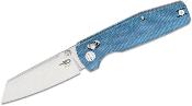 BTKG56C1 Couteau Bestech Slasher Blue Lame Acier D2 Stonewash IKBS - Livraison Gratuite