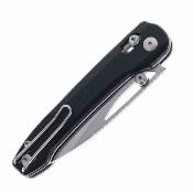 BTKG68A Couteau Bestech Cobber | Lame Acier 14C28N Two-Tone Drop Point | Manche G10 Black | Bar Lock | Livraison Gratuite