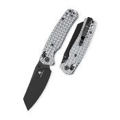 BTKMK06S6 — Couteau Bestech Knives Cicada's Wing B-Lock Lame Acier 10Cr15CoMoV Black PVD Reverse Tanto Manche Inox Polici Motif Frag EDC Livraison Gratuite