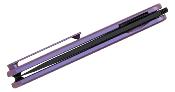 BTKT2502C  Bestech Ink – Couteau Pliant Gentleman Front Flipper | Lame Drop Point MagnaCut | Manche Titane Purple - Livraison Gratuite