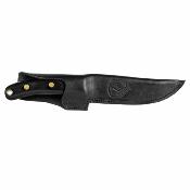 CTK106042SS Couteau Condor Juliet Lame Drop Point Acier 440C - Manche Micarta Noir - Étui Cuir Made Salvador - Livraison Gratuite