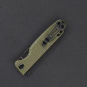 DGRDPMOLBW Daggerr Dopey DL – Couteau Liner Lock | Lame Drop Point 8Cr14MoV Blk Stonewash | Manche FRN OD Green - Livraison Gratuite