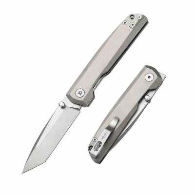 DTK4283TG Couteau Dreamtech Linerlock Ti | Lame Acier D2 Satin | Manche Titane Gris | Livraison Gratuite