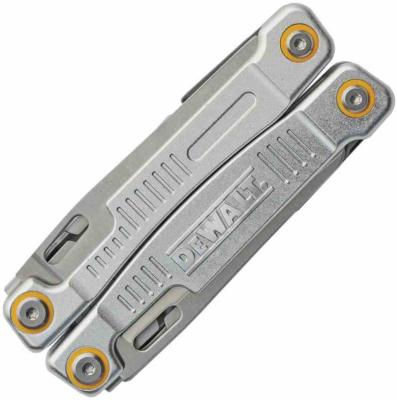 DXKNMT20 Dewalt MT20 Multi Tool – Outil multifonction 12-en-1 avec lame acier 440, poignées aluminium argenté, étui ceinture – Livraison Gratuite