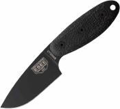 ESSENCILLOB Couteau ESEE Sencillo Black Lame Acier A2 Etui Kydex Made USA - Livraison Gratuite
