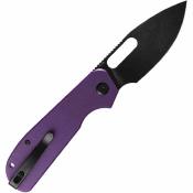 EUT018 Couteau Eutektik EFD PBW-R | Lame Acier 14C28N Black Manche G10 violet Liner Lock - Livraison Gratuite
