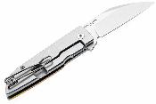 FKCGS530 Couteau Finch Geneva Spur Lame Acier 154CM Wharncliffe Manche Creme Soda Resin - Livraison Gratuite