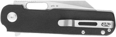 GAG770BK — Couteau Ganzo G770 Lame Acier D2 Satin Cleaver Manche G10 Noir Linerlock Chasse Bushcraft Livraison Gratuite