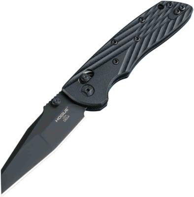 HO24266 Couteau HOGUE DEKA ABLE LOCK CPM-20CV WHARNCLIFFE NOIR Made USA - Livraison Gratuite