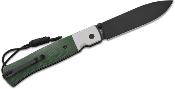 J1961BMGN CJRB Glacier J1961-BMGN – Lame Drop Point AR-RPM9 Blk Manche Micarta Button Lock - Livraison Gratuite