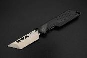 KETM0165 Couteau Pliant Ketuo Mutiny Lame Acier 14C28N Tanto Microbillée Manche G10 Noir Linerlock - Livraison Gratuite