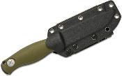 KI1100A2 Couteau Kizer Polaris Drop Point Lame Acier 1095 Manche G10 Green Housse Kydex - Livraison Gratuite